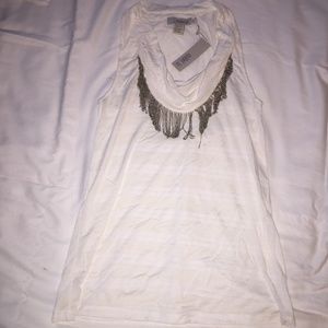 NWT White/Off White top - M